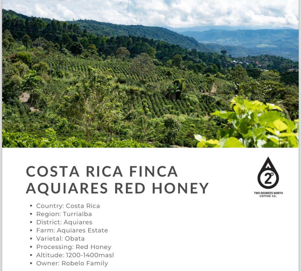 Costa Rica, Finca El Cipres - Single Estate, Red Honey Natural